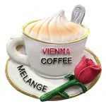 QIM388 Tasse Melange Vienna Magnet 1 Magnet